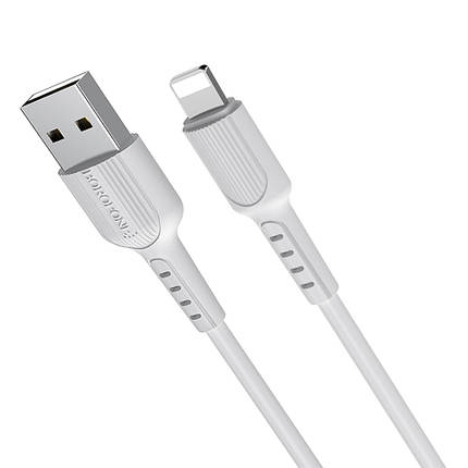 USB кабель Borofone BX16 Lightning 1m белый, фото 2