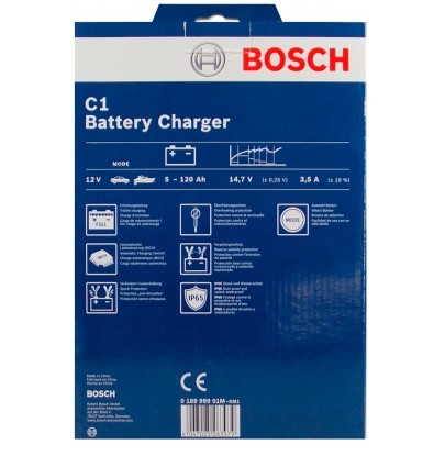 Зарядное устройство для аккумуляторов BOSCH C1 12V, 5 120 A*ч (0 189 999 01M) - фото 8 - id-p822004169