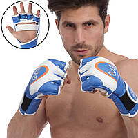 Перчатки для смешанных единоборств MMA кожаные Rival