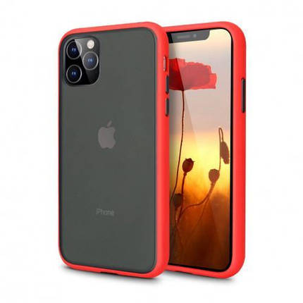 Чохол накладка xCase для iPhone 12/12 Pro Gingle series red black, фото 2