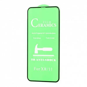 Захисне скло CERAMIC для iPhone 12 Pro Max чорний