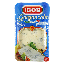 Сир горгонзола дольче Ігор Igor dolce 150g 8шт/ящ (Код: 00-00005620)