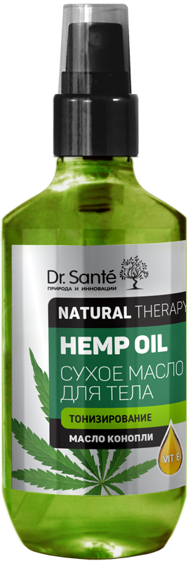 Сухе масло для тіла HEMP OIL 150 мл Dr.Sante