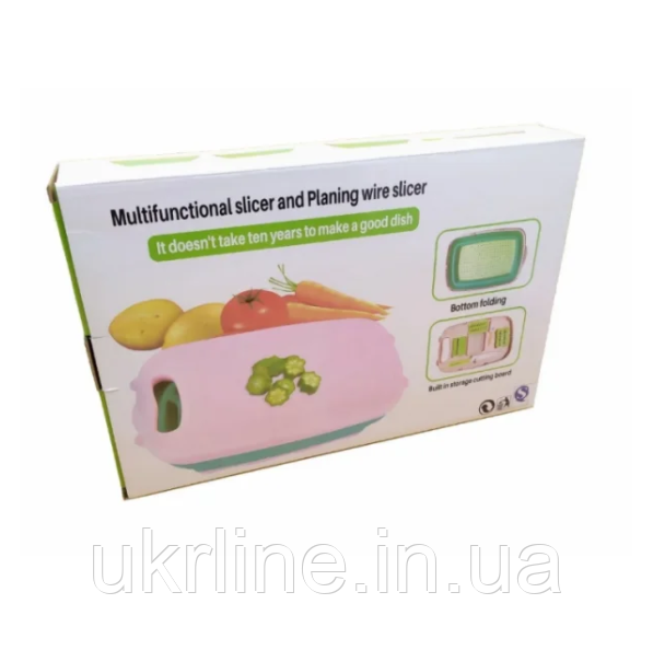 Овочерізка Multifunctional slicer and Planing wire slicer 9 в 1, мультислайсер, фото 1