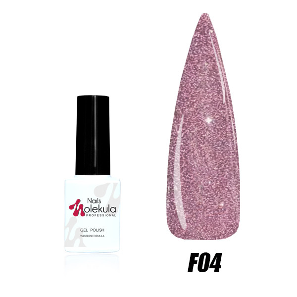 Світловідбиваючий Гель-лак Molekula Flash effect 6 ml №F04 870