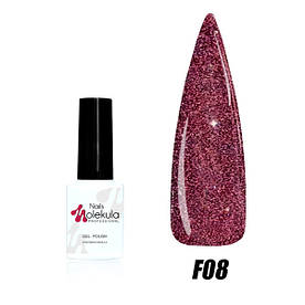 Світловідбиваючий Гель-лак Molekula Flash effect 6 ml №F08 867