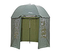Рибальська парасолька з тентом Shelter 2.5 м, пляжна парасолька