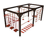 Дитячий мотузковий майданчик з 2 модулів, фото 2