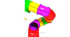 Горка "Труба винтовая" из стеклопластика