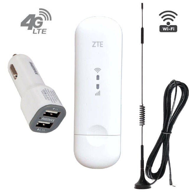 4G WI-FI комплект в авто (4G модем+АЗП+антена 7 Дб), фото 1