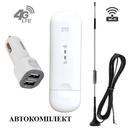 4G WI-FI комплект в авто (4G модем+АЗП+антена 7 Дб), фото 3