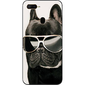 Бампер силіконовий для OPPO A12 з малюнком Крутий пес