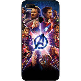 Бампер силіконовий для OPPO A12 з малюнком Месники