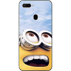 Бампер силіконовий для OPPO A12 з малюнком Міньйон