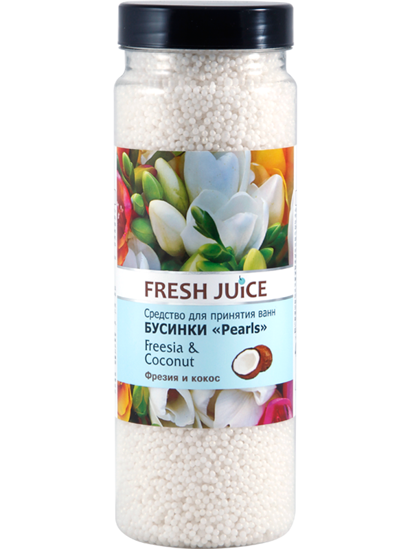 Засіб для ванн Bath bijou Перли. Фрезія і кокос 450 г Fresh Juice