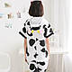 Летний костюм кигуруми Хлопковый Пижама корова летняя (4003) - фото 2 - id-p1362132943