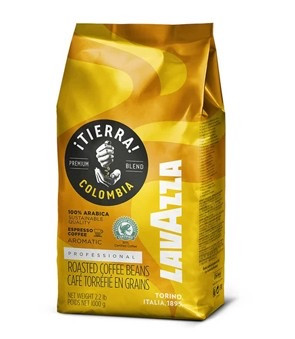 Зернова кава Lavazza Tierra Colombia Arabica 100%
