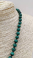 Кольє з натурального каменю Малахіт.