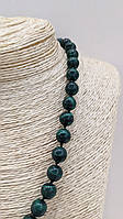 Кольє з натурального каменю Малахіт