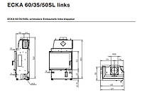 Камінна топка Hoxter ECKA 60/35/50 SL/SR, фото 3