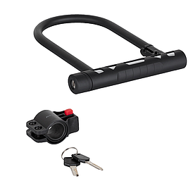 Велозамок KLS Arrest U-Lock 12x105x200 Чорний