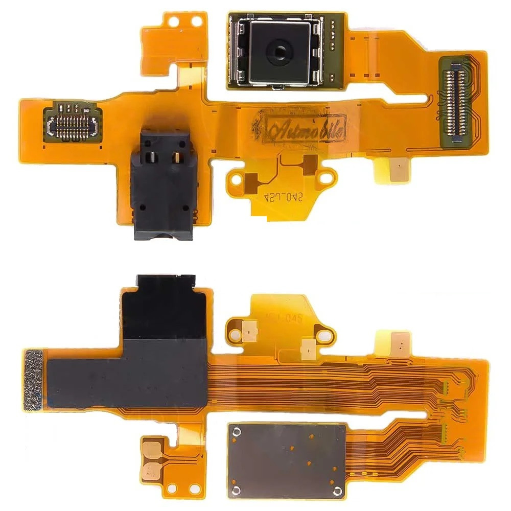 Шлейф (Flat cable) Microsoft 550 Lumia з разьемом навушників, з камерою, фото 1
