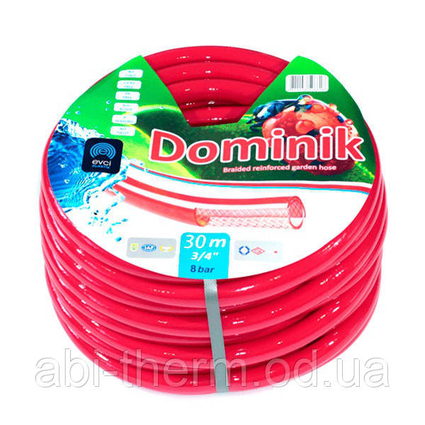 Шланг поливальний Evci Plastik ДОМІНИК (Dominik) 3/4" L20 червоний