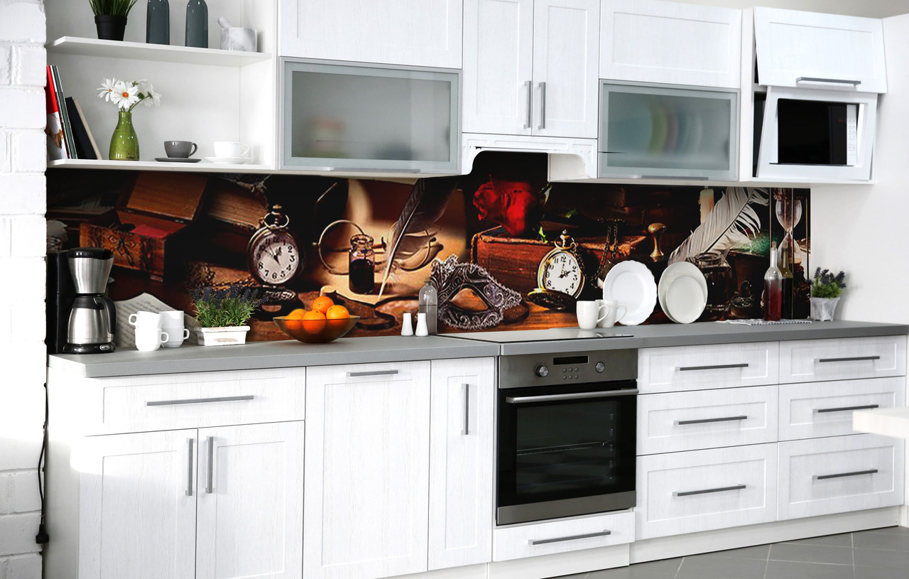 Самоклеюча Плівка для Фартуха Зберігач часу наклейка на стіну Абстракція 600*2000 мм