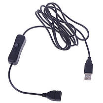 Подовжувач USB 2.0 з перемикачем 1 метр тато-мама, фото 4