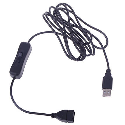 Подовжувач USB2.0 з перемикачем 2 метра тато-мама, фото 1