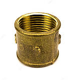 Муфта латунна внутрішня різьба 1 1/2" (1 1/2"), фото 4