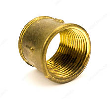 Муфта латунна внутрішня різьба 1/2" (1/2")