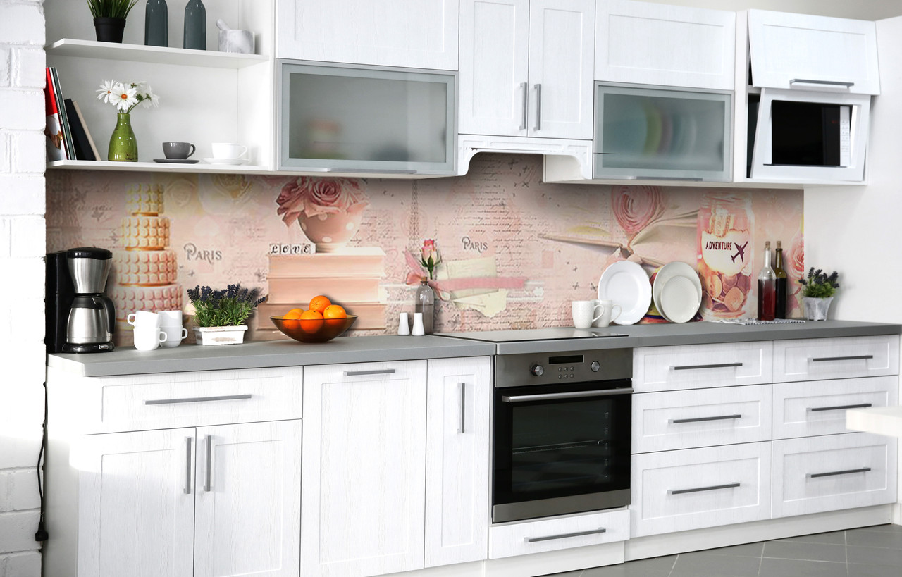 Кухонний фартух 3Д плівка Подорож мрії фотодрук наклейка на стіну Абстракція 600*2000 мм