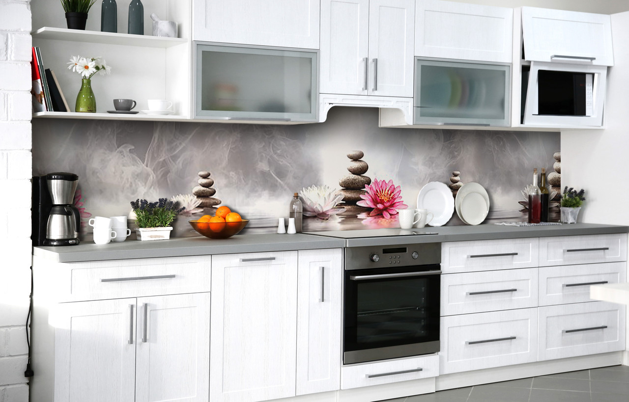 Самоклеюча Плівка для Фартуха Мармуровий балансир наклейка на стіну Абстракція 600*2000 мм