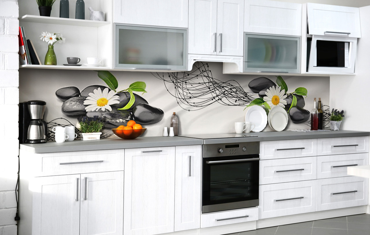 Самоклеюча Плівка для Фартуха Квіткова днк наклейка на стіну Абстракція 600*2000 мм