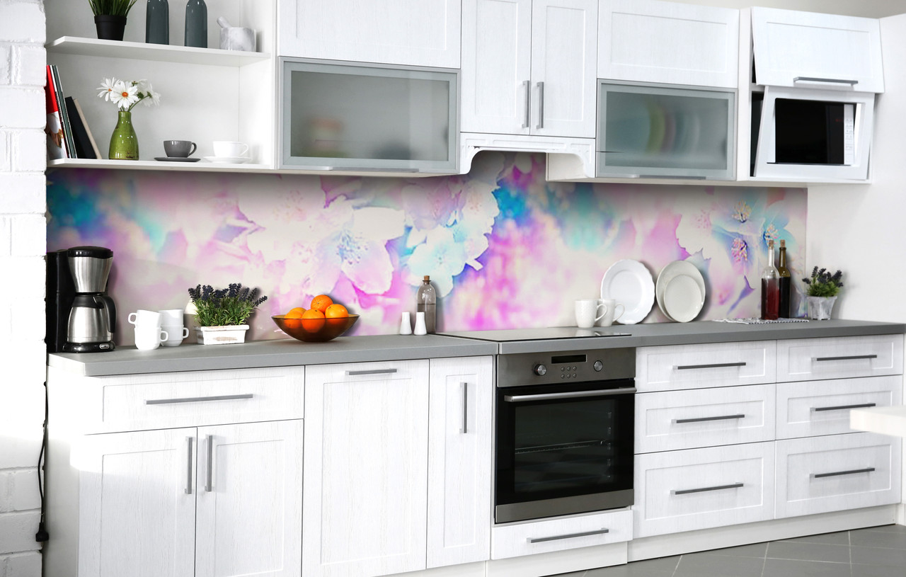 Кухонний фартух 3Д плівка Сни чарівниці фотодрук наклейка на стіну Абстракція 600*2000 мм
