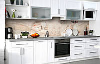 ПВХ пленка для кухонного фартука Шкатулка с секретом Винтаж 3Д наклейка на стену 65х250см Абстракция Розовый