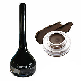 Гелева підводка для очей Tony Moly Back Gel EyeLiner 02 - Коричневий (Brown) 2,1 г (8806358512354)