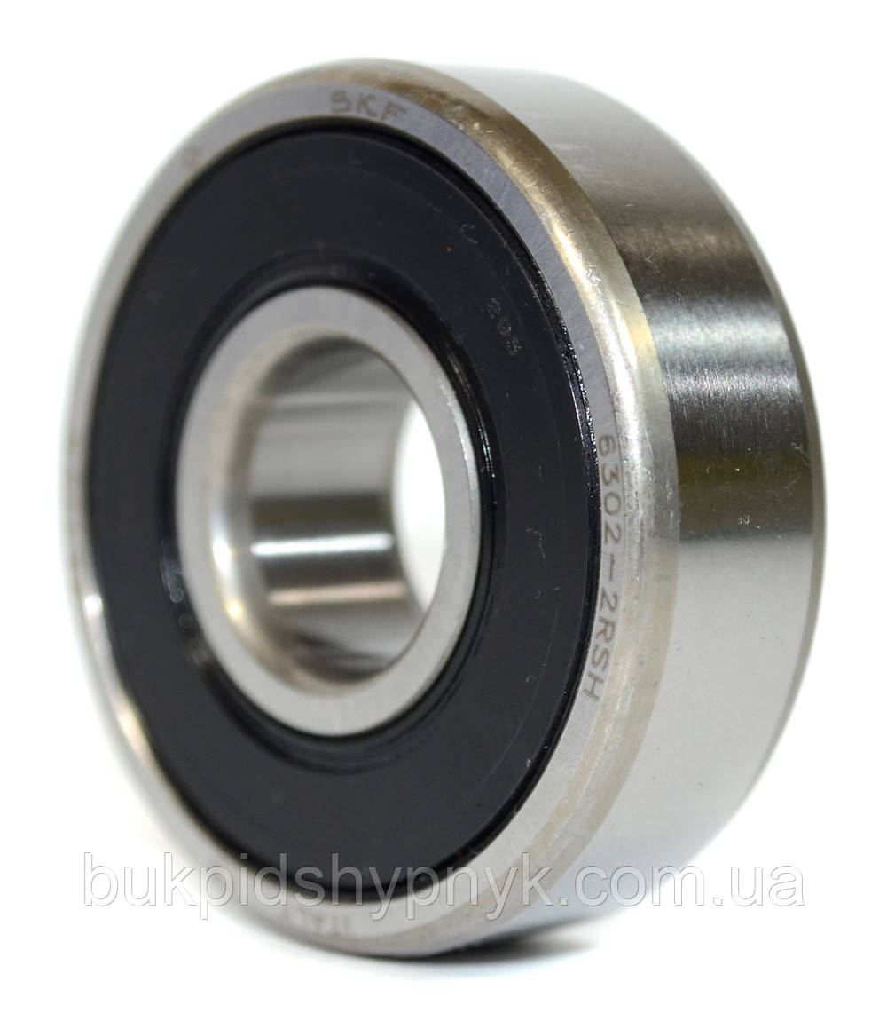 Підшипник кульковий SKF 6302 2RSH (180302) Промислове пакування (15x42x13), фото 1