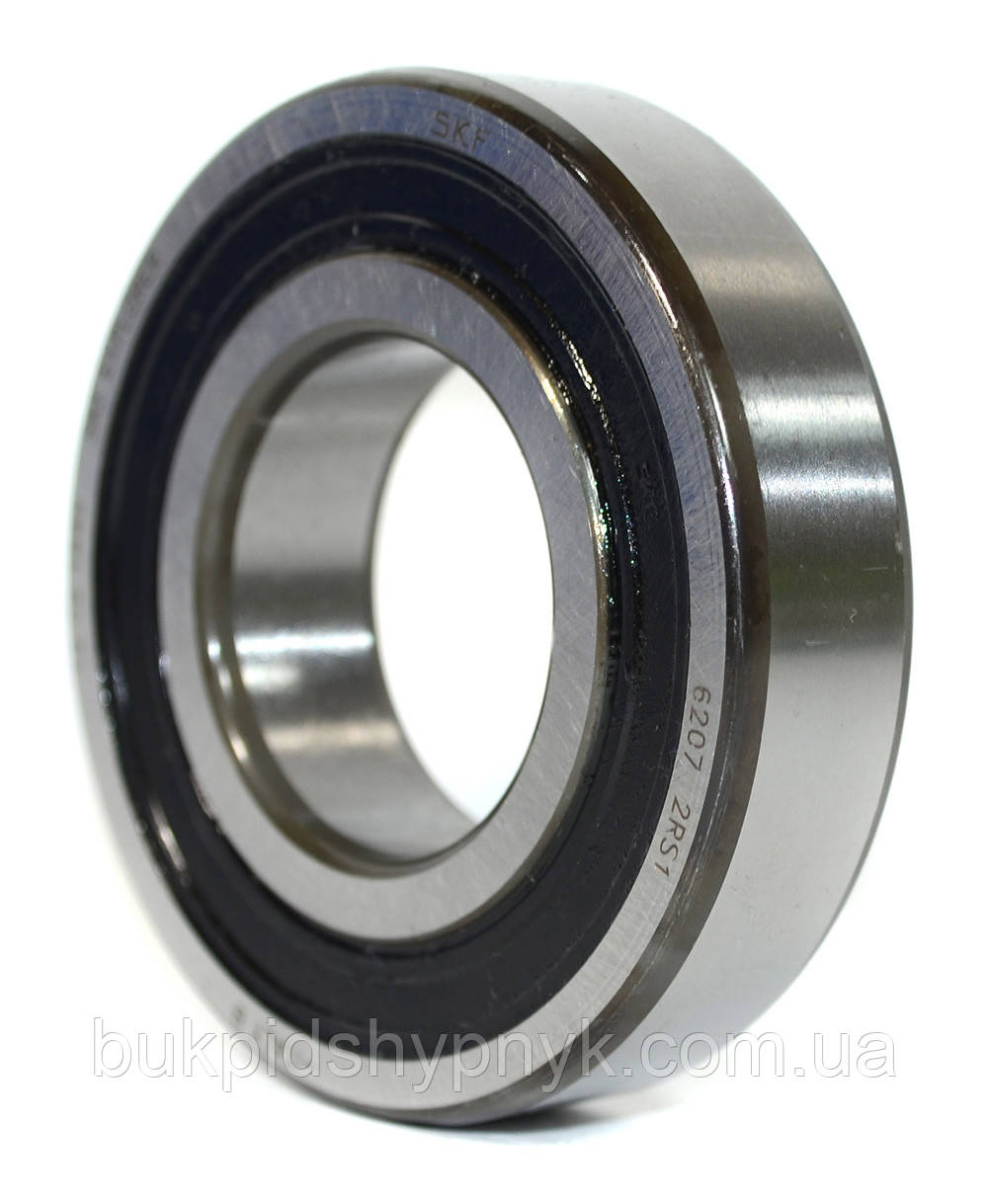Підшипник кульковий SKF 6207 2RS1 (180207) Промислове пакування (35x72x17)