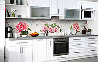 ПВХ пленка для кухонного фартука Цветы от поклонника 3Д наклейка на стену Абстракция 650*2500 мм