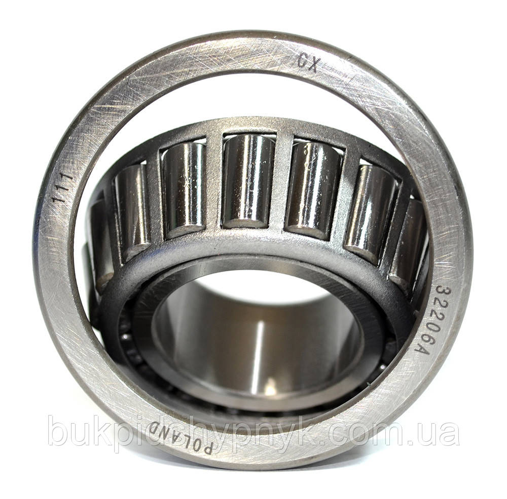 Підшипник для МТЗ-82 передній міст (головна передача) CX 32206 (7506) (30x62x21.25), фото 1