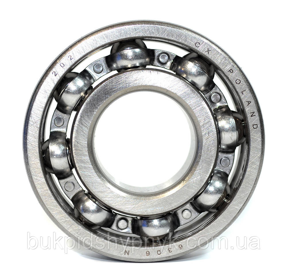 Підшипник КПП ВАЗ-2101-2121 валу вторинного переднього моста, коробки роздавальної CX 6306N (50306) (30x72x19), фото 1