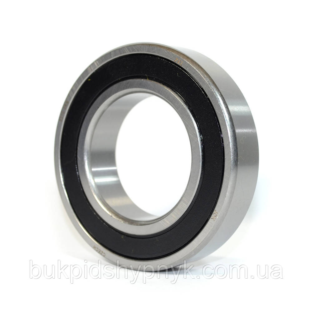 Підшипник кульковий ZKL 6210 2RS (180210) (50x90x20), фото 1