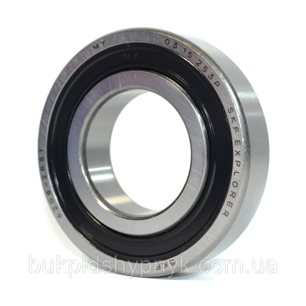 Підшипник кульковий SKF 6208 2RS1 (180208) (40x80x18)