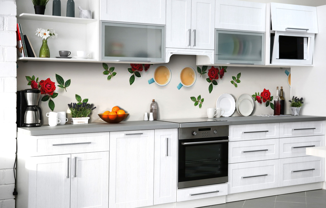 Самоклеюча Плівка для Фартуха Наслідки пристрасті наклейка на стіну Абстракція 600*2000 мм, фото 1