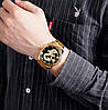 Чоловічий наручний годинник Skmei 9193 Дракон Чорний циферблат, фото 7