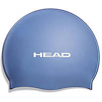 Шапочка для плавания HEAD Silicone Flat (голубой)