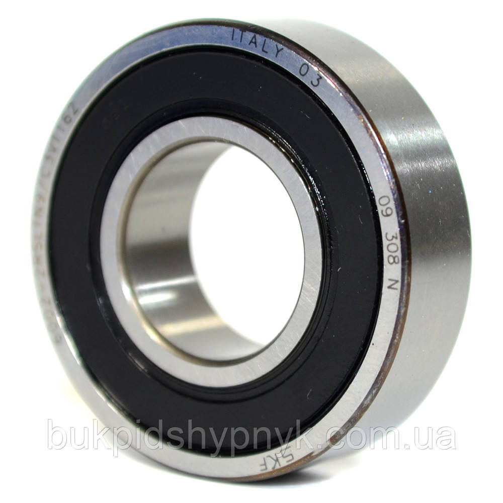 Підшипник кульковий з поліамідним сепаратором SKF 6002 2RSSLTN9/C3VT162 (180102) (15x32x9), фото 1