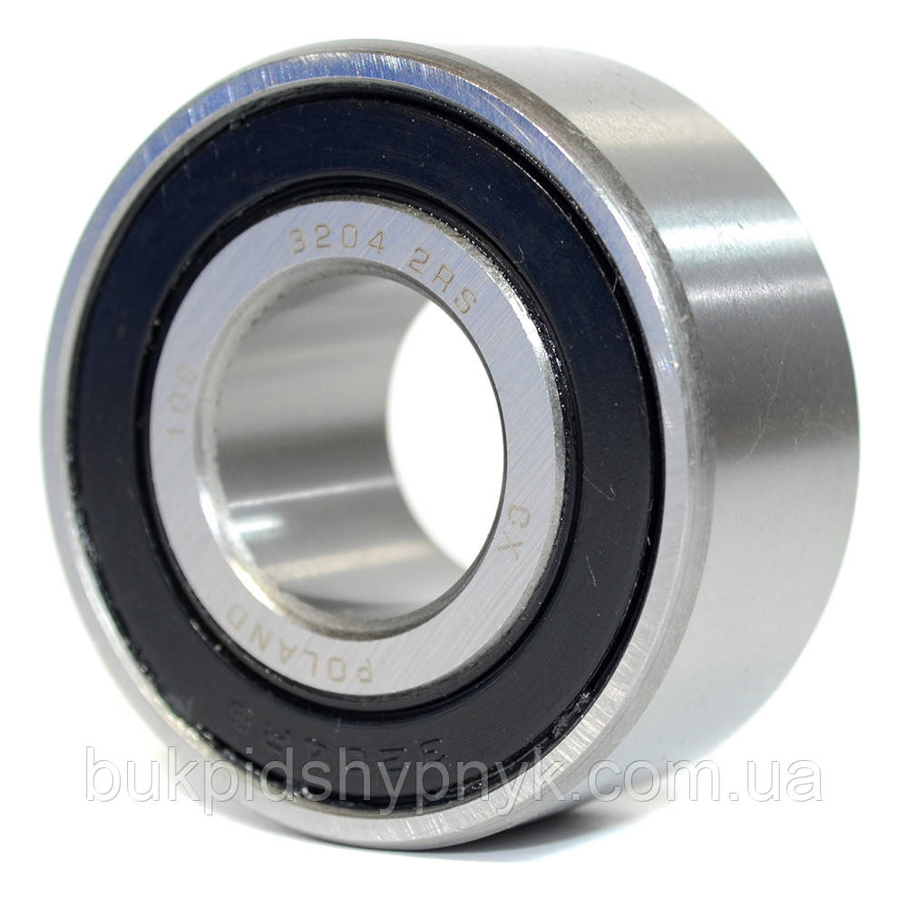 Підшипник кульковий CX 3204 2RS (3056204) (5204 2RS) (20x47x20/6)